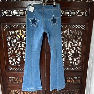 NWT Star-studded Jeans Size L - Frankie and the Studs - Forever 21